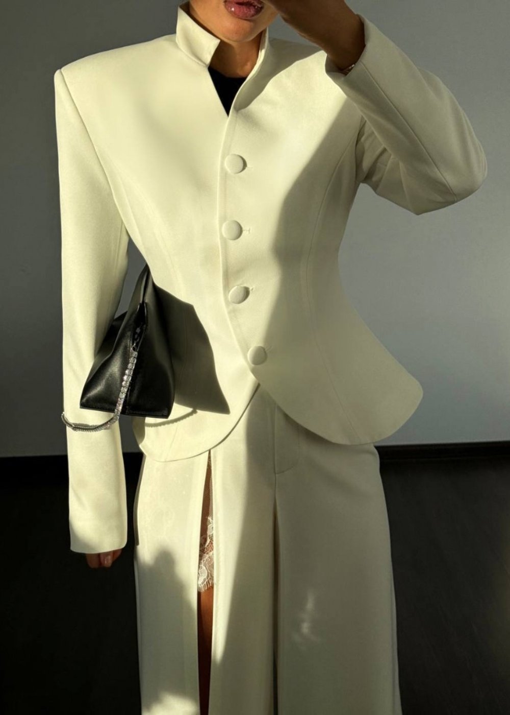 Брюки Моне, Белый