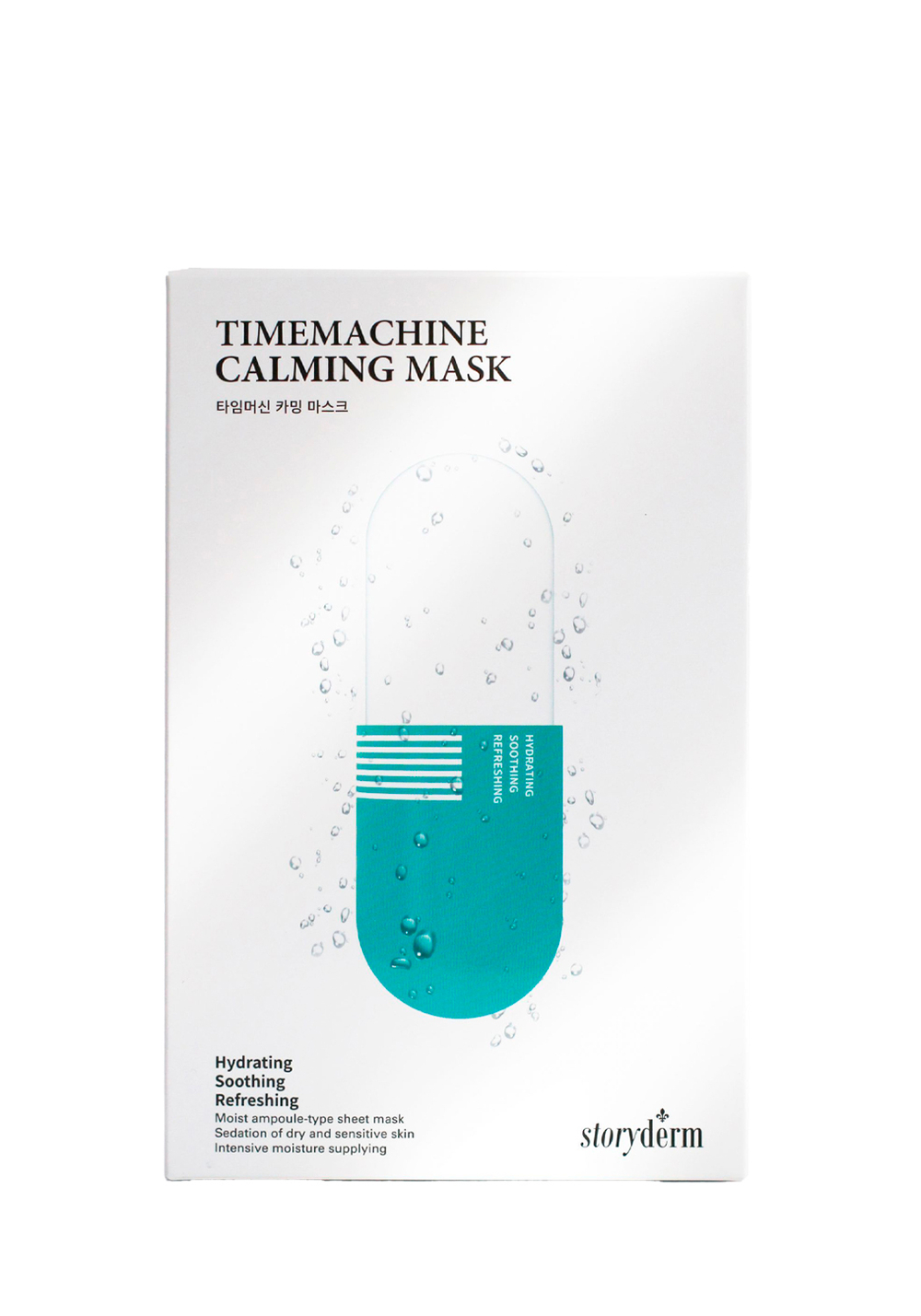 Storyderm Timemachine Calming Mask Успокаивающая тканевая маска с пантелом