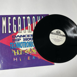 Винтажная виниловая пластинка LP Megatronic Dance Techno Hip Hop Technotronic (Россия 1992)