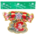 Растяжка бумажная новогодняя «С Новым Годом - Бантики» 220 см