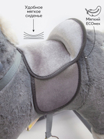 Лошадка каталка-качалка AMAROBABY (Prime), с колесами