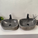 Раковина из речного камня RS63828 54*38*15 2шт 0126