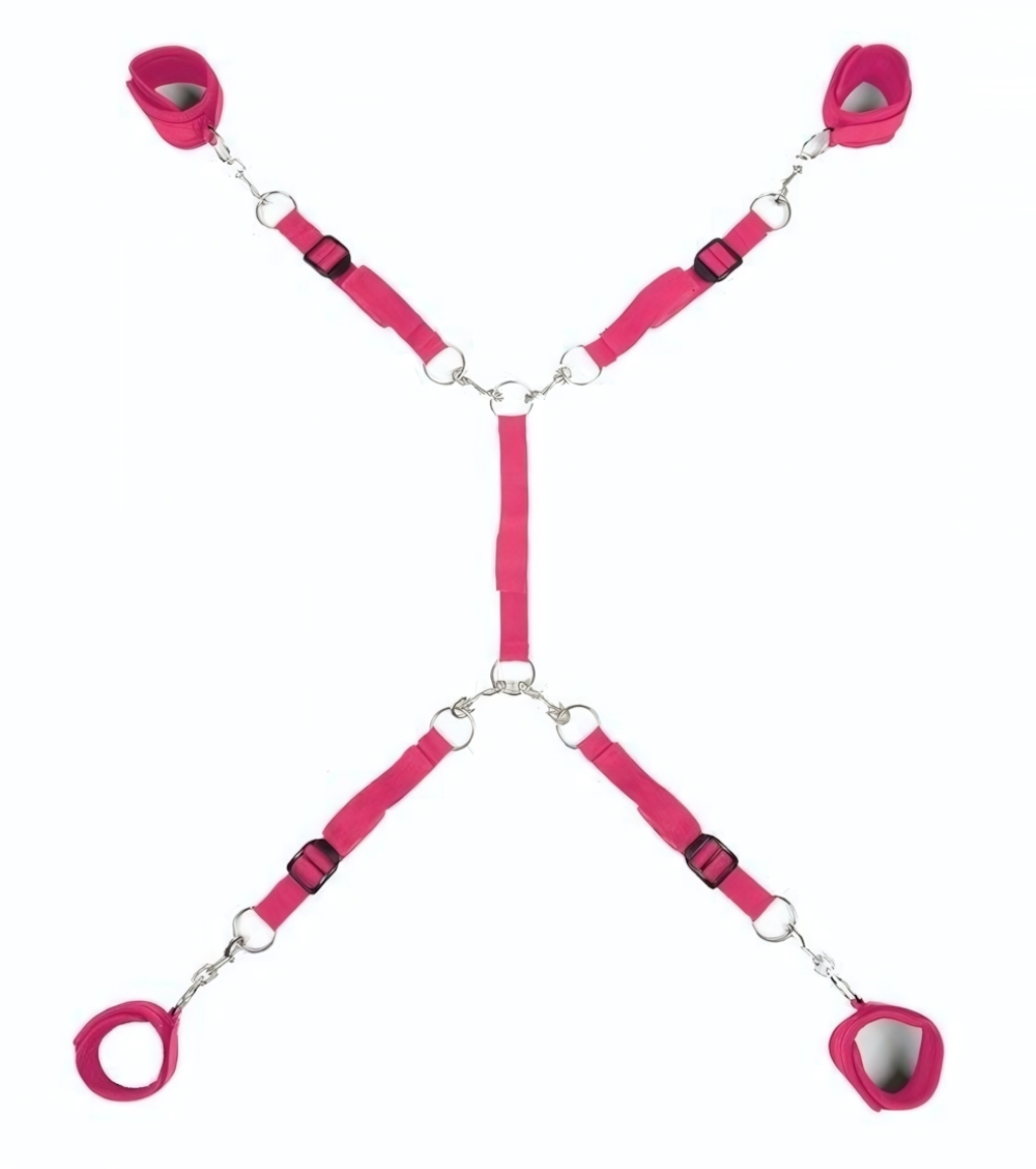 Ярко-розовый набор фиксаций на кровати Classic Bed Spreader (Цвет: ярко-розовый)