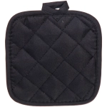 Прихватка в наборе «HOME», цвет чёрный, 17*17 см, 2 шт