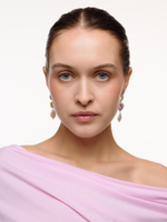 Серьги "NEW Posh" из жемчуга с цирконами