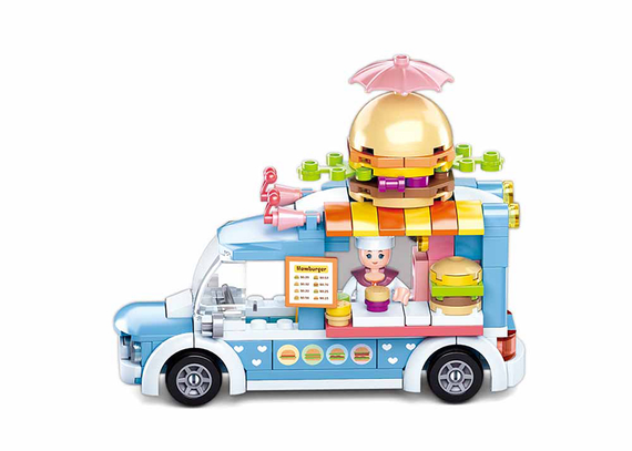 Girl's Dream hamburger wagon