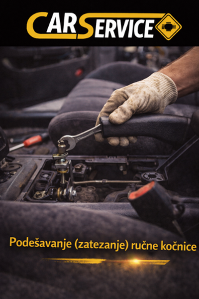 Podešavanje (zatezanje) ručne kočnice