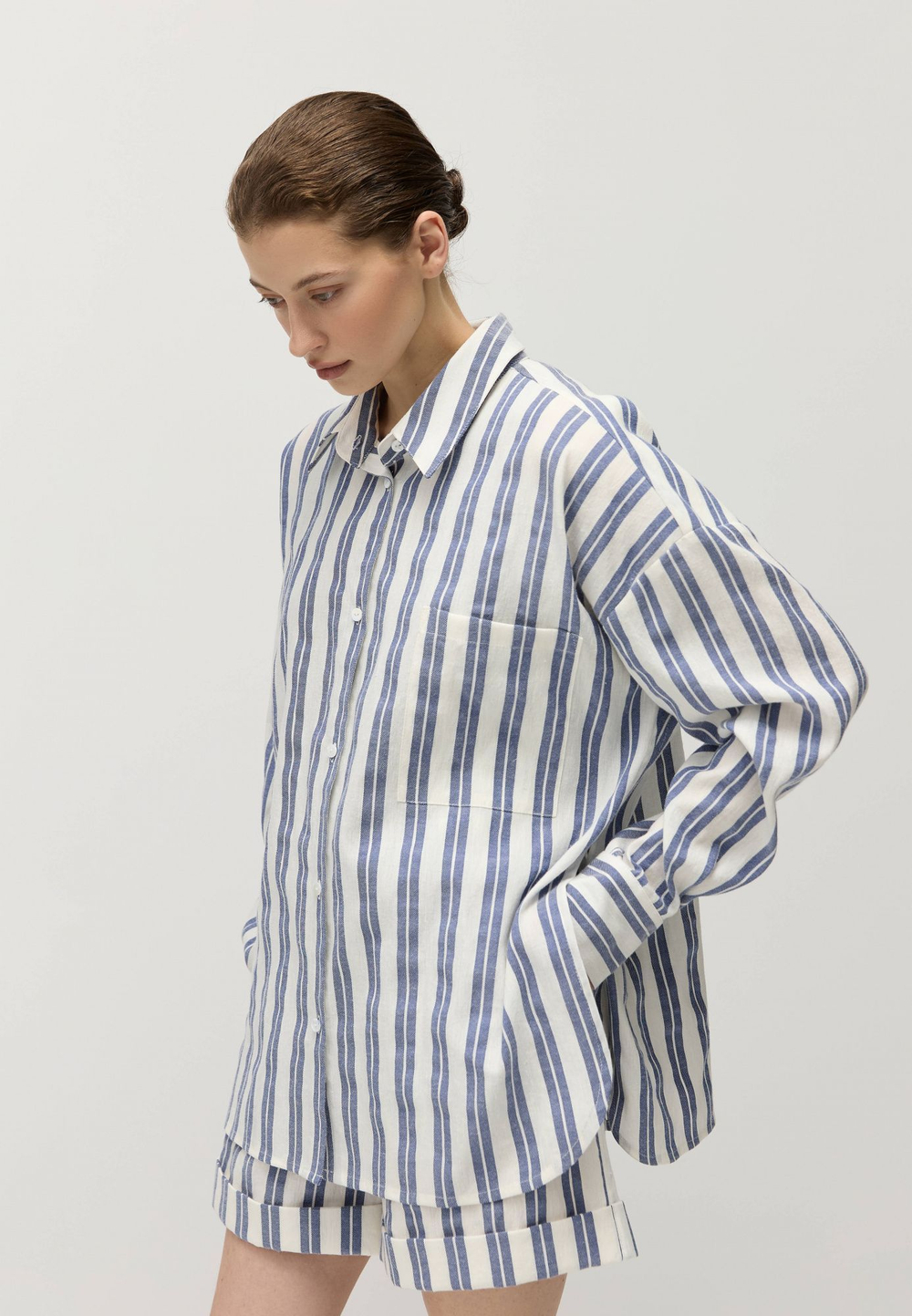 Рубашка из смесового хлопка