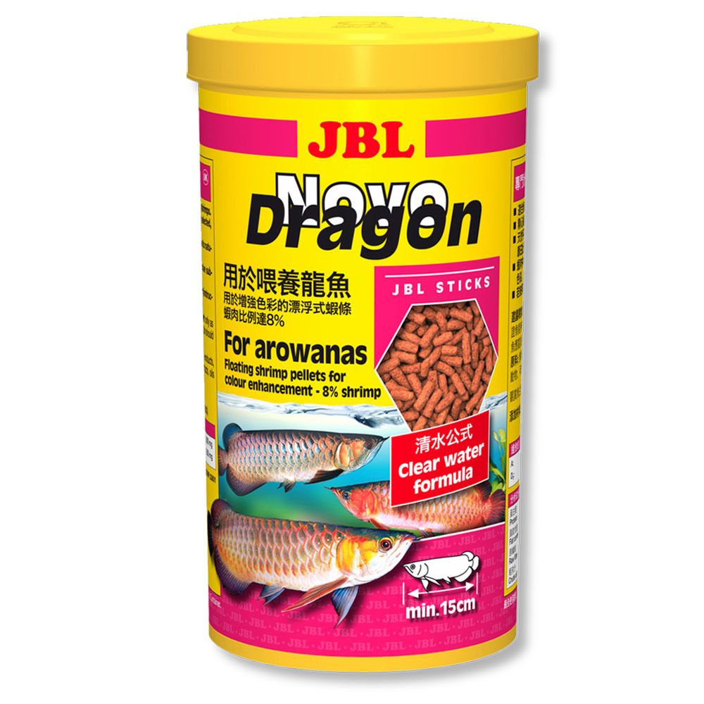 JBL NovoDragon 1000 мл - корм для арован (палочки)