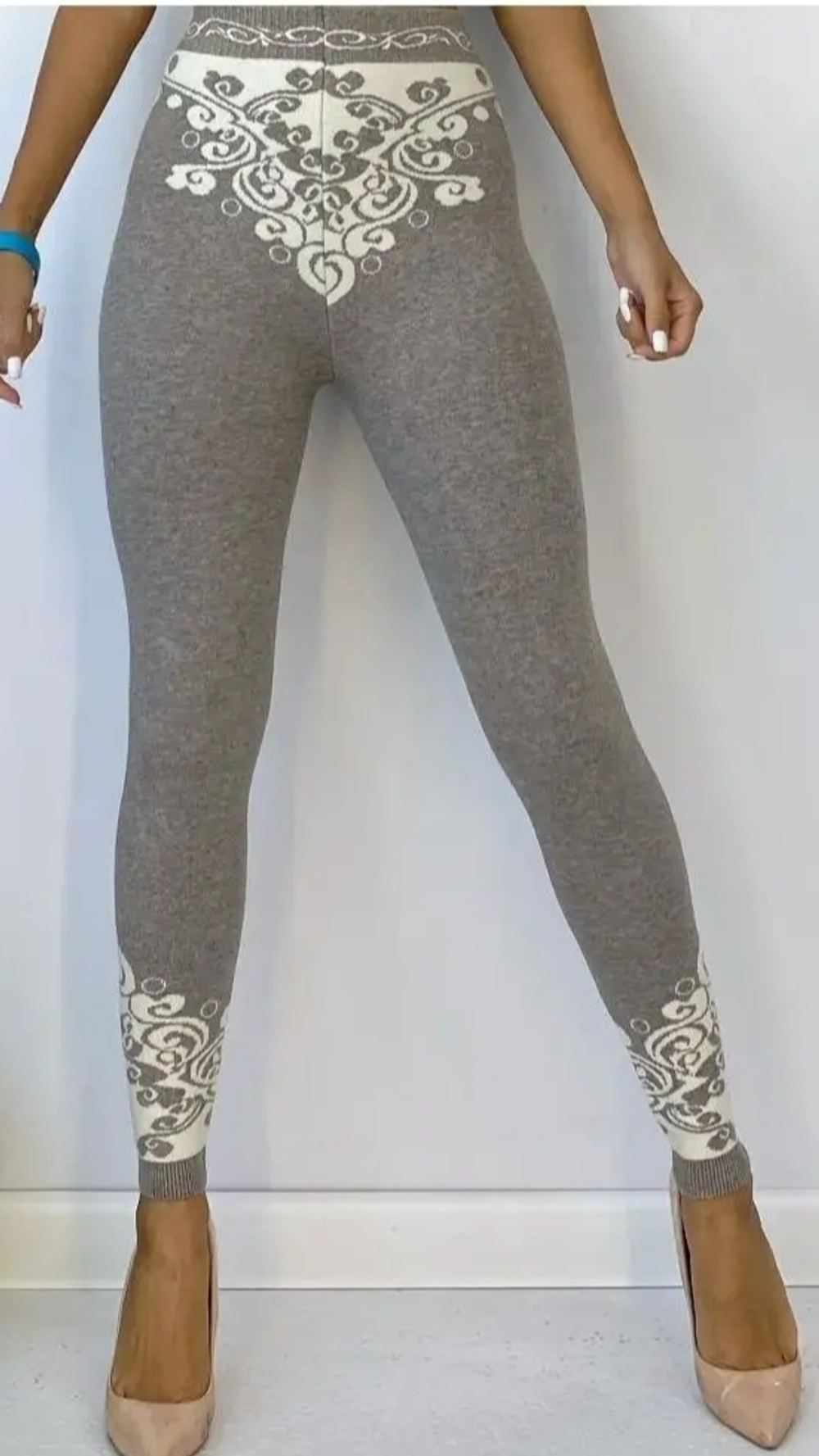 [m]Лосины женские Монголия с рисунком Ш004