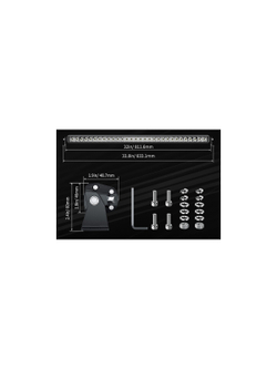 Светодиодная фара комбинированного света AURORA 762 мм 150W LED