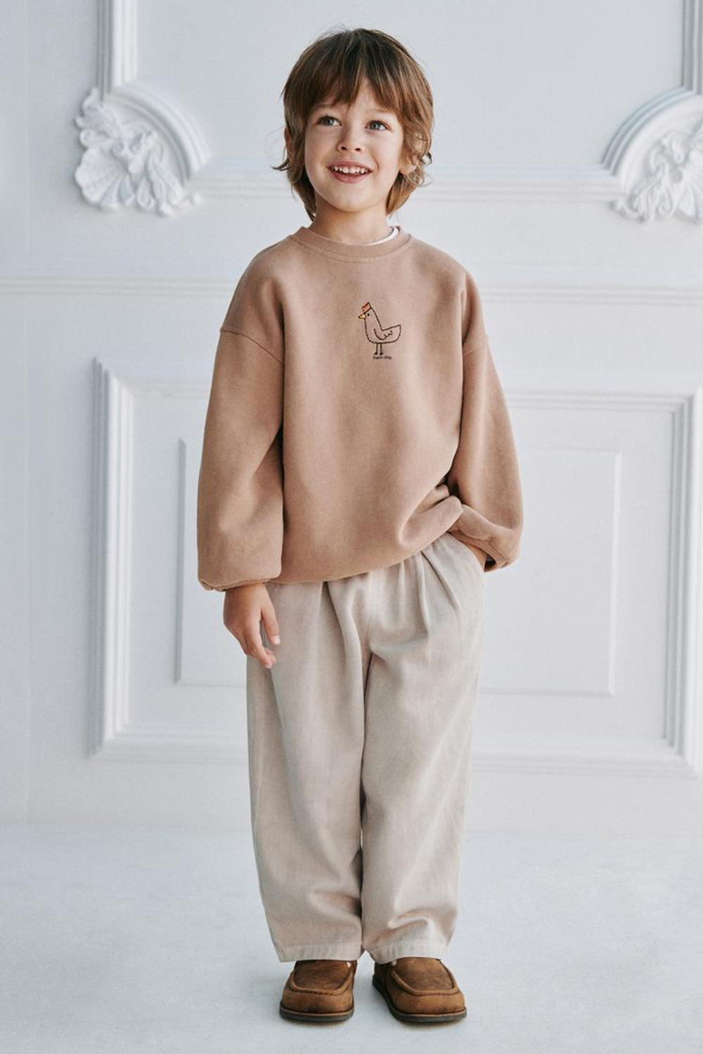 ZARA БРЮКИ BALLOON С ЗАЩИПАМИ, ЭКРЮ