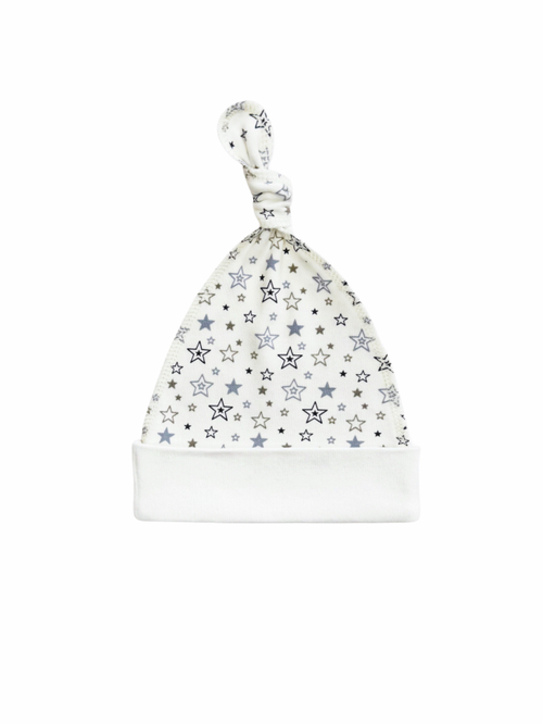 Шапочка-узелок Звездочки Blue-gray