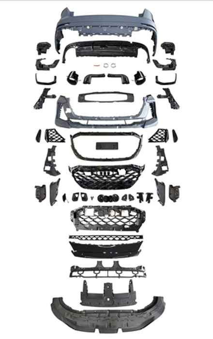 Обвес переделка из Audi Q8 2024+ в RSQ8 Ауди бампера и насадки