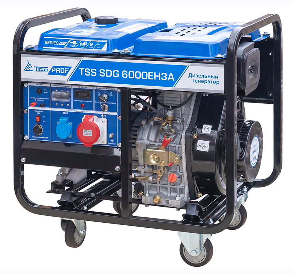 Дизельный генератор ТСС SDG 6000EH3A