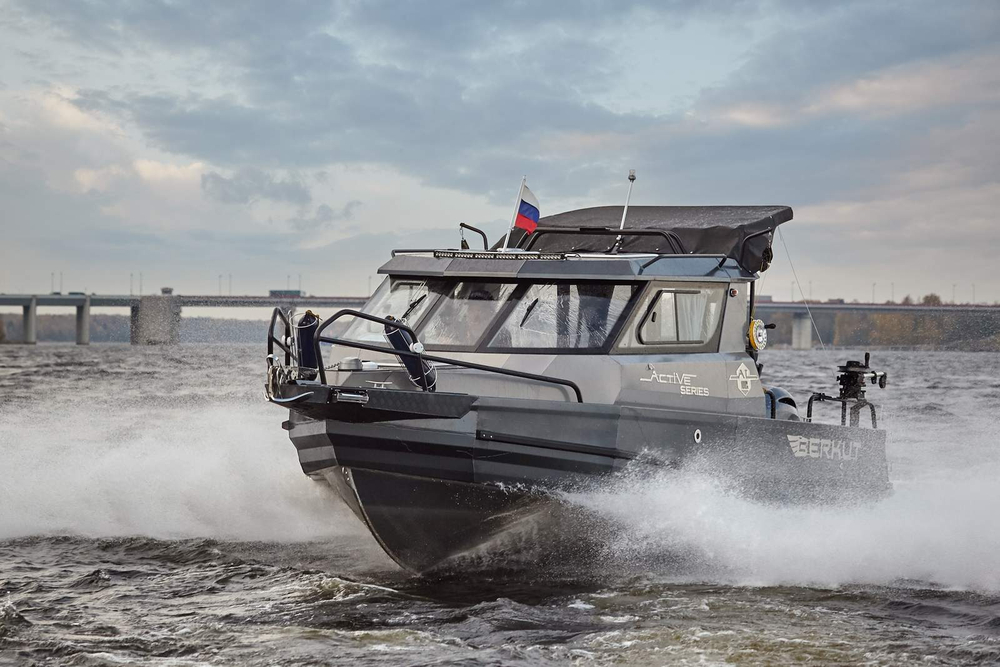 Алюминиевый Катер BERKUT Active Hard Top