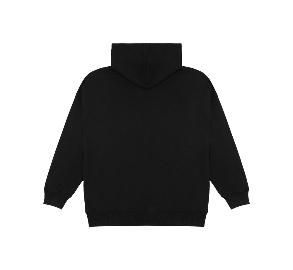 Худи мужское oversize TOTAL BLACK