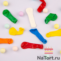 Воздушные шарики для торта цветные (20 шт)