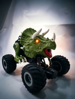 Машина-динозавр на радиоуправлении с паром, USB зарядное устройство, световые и звуковые эффекты