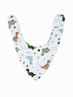 Двусторонний нагрудник Динозаврики (0-12 мес)