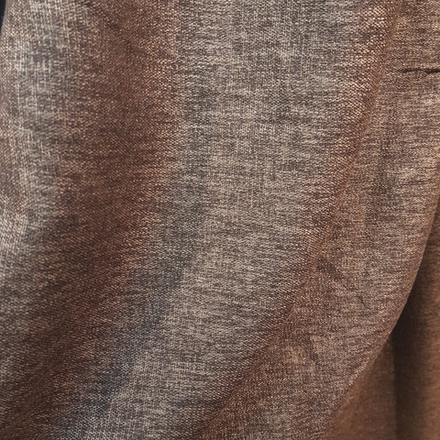 Блэкаут лен для штор коричневый оптом. Ш-280 см. 95-17