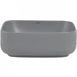 Раковина-чаша Abber Rechteck 39 AC2211MG Серая матовая