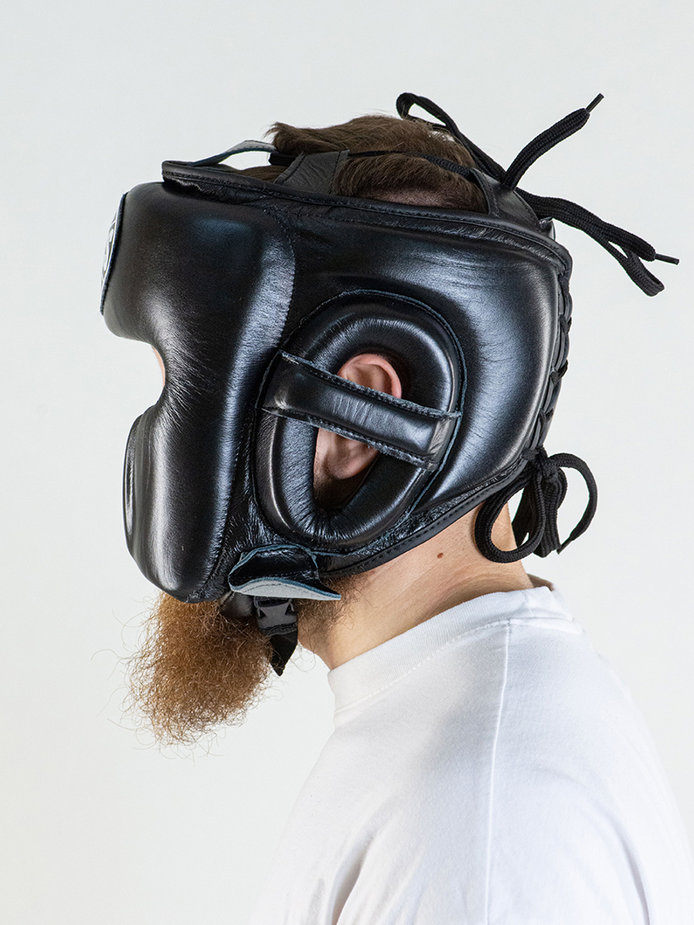 Шлем боксерский LEADERS LS MEX BK (черный)