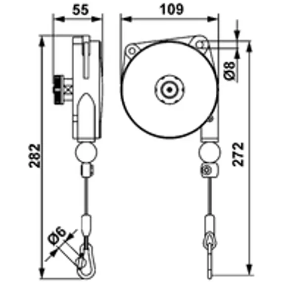 Балансир пружинный Tecna 9320