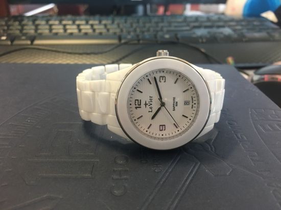 Женские французские наручные часы  LeVier L 1632 M Wh