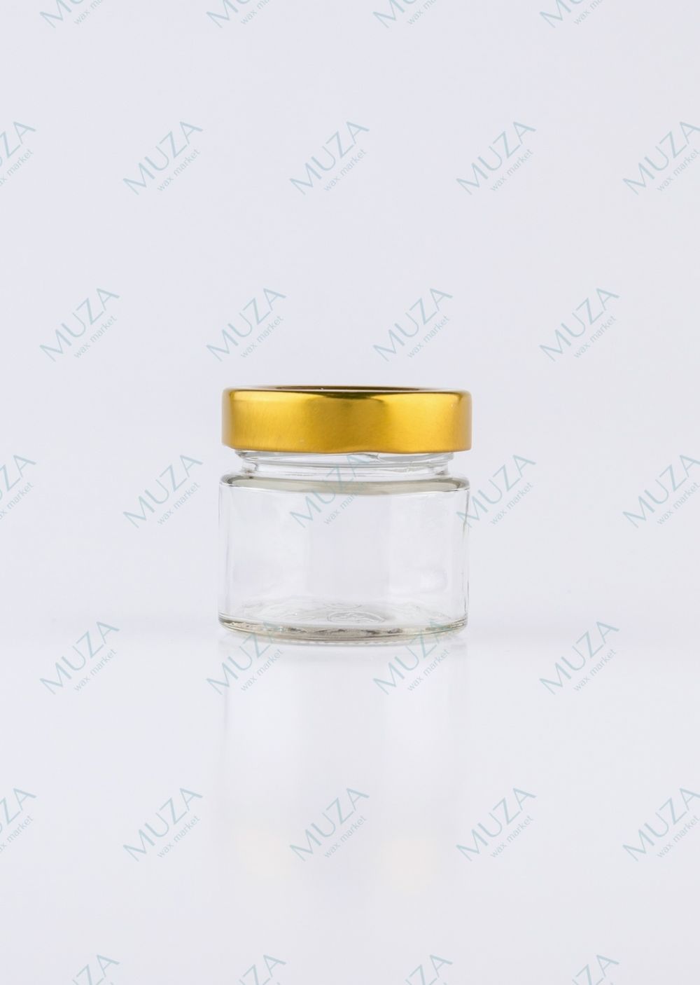 Баночка стеклянная с крышкой 100 мл.