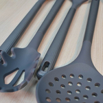 Набор кухонных принадлежностей 12 предметов на подставке, цвет серый, Jewel