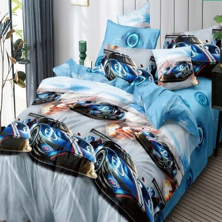 Комплект постельного белья "О. CAR", поплин Премиум, 100% хлопок.