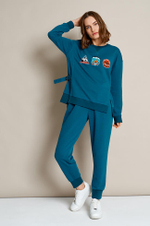 3882 Брюки женские (малахит)