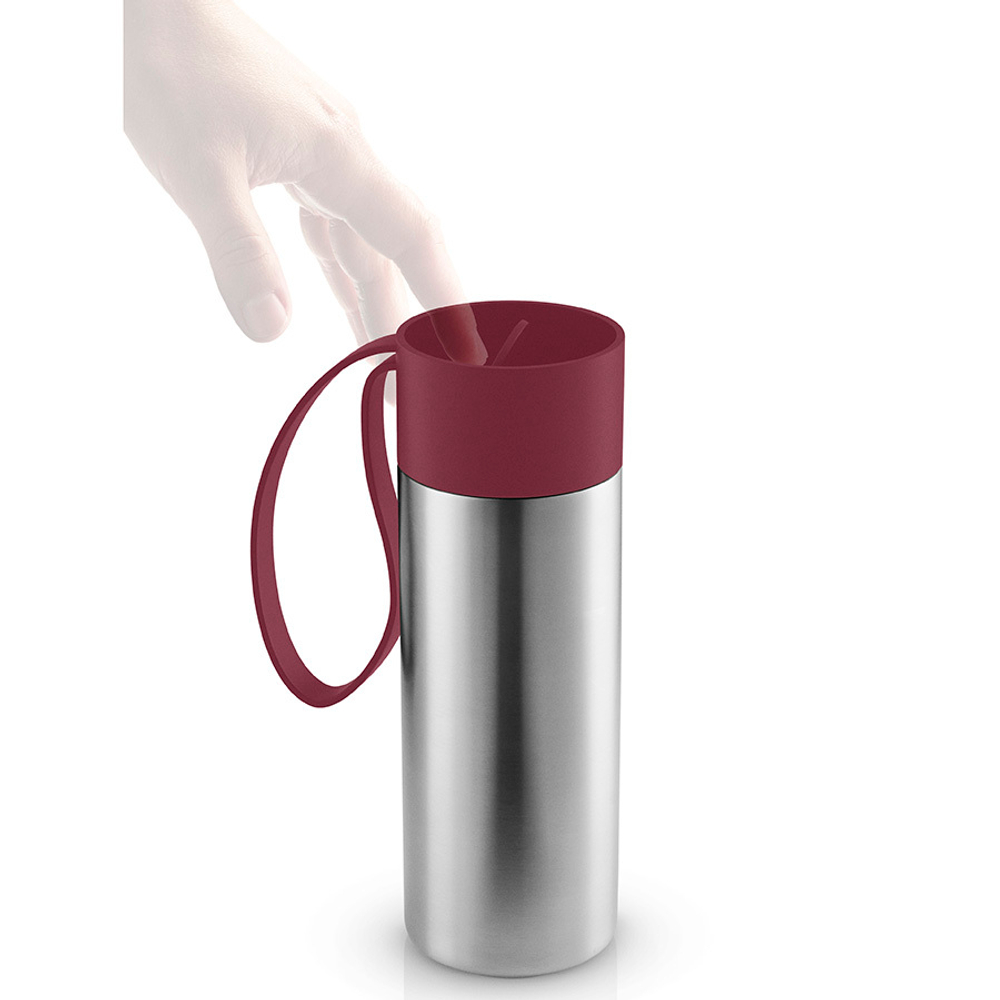 Термос to go, 350 мл, гранатовый