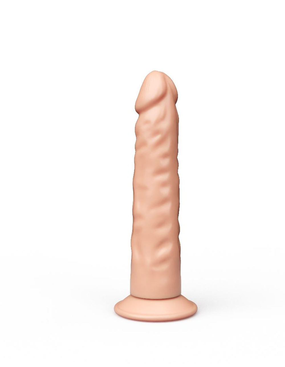 Податливый фаллоимитатор на присоске - 16,5 см. (Цвет: телесный)