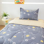 Постельное белье детское 160x80 Young на резинке, комплект с одеялом 100% хлопок OBKR021