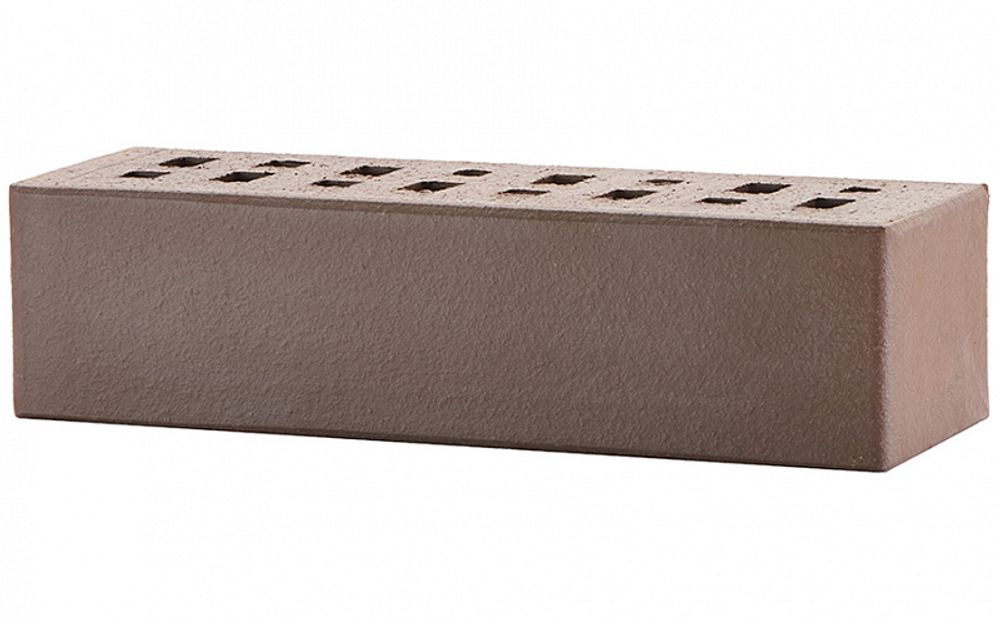 Кирпич клинкер ЛСР фасадный 0,71НФ Коричневый «Мюнхен» гладкий М-300 250x85x65