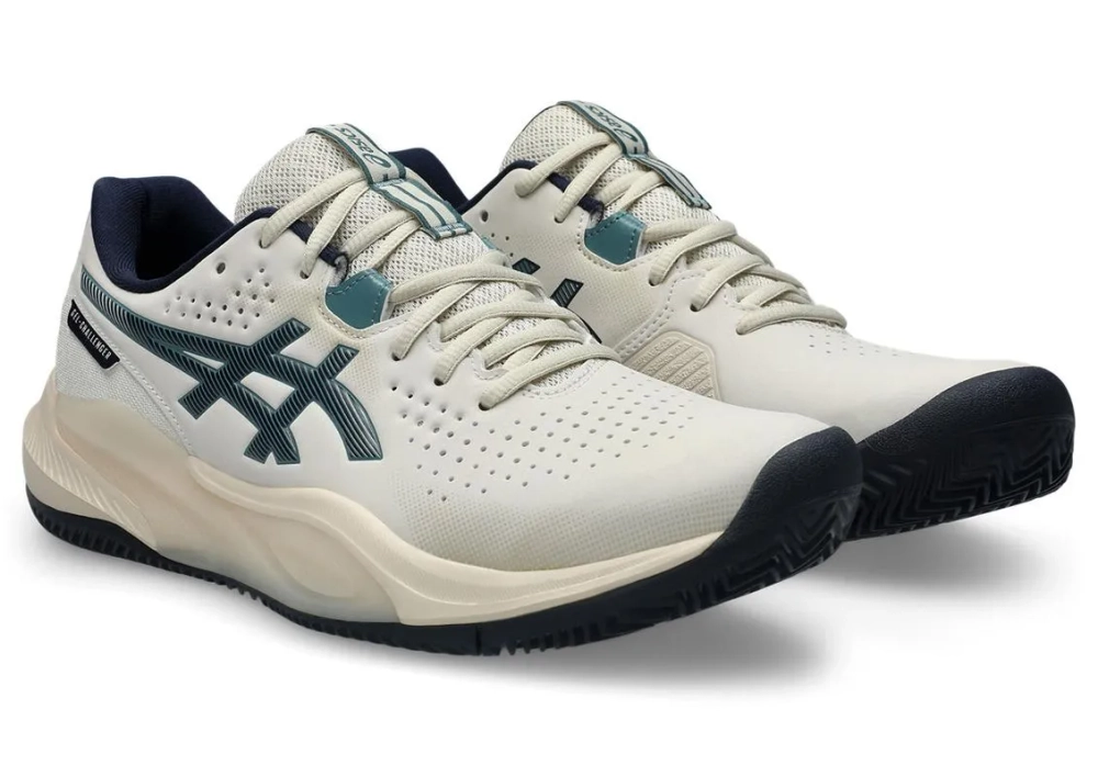 Мужские кроссовки теннисные Asics Gel-Challenger 15 Clay - oatmeal/midnight