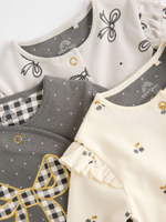 Комбинезон / Cлип для малышей Next N77-688, 3 шт., Серый, Кремовый