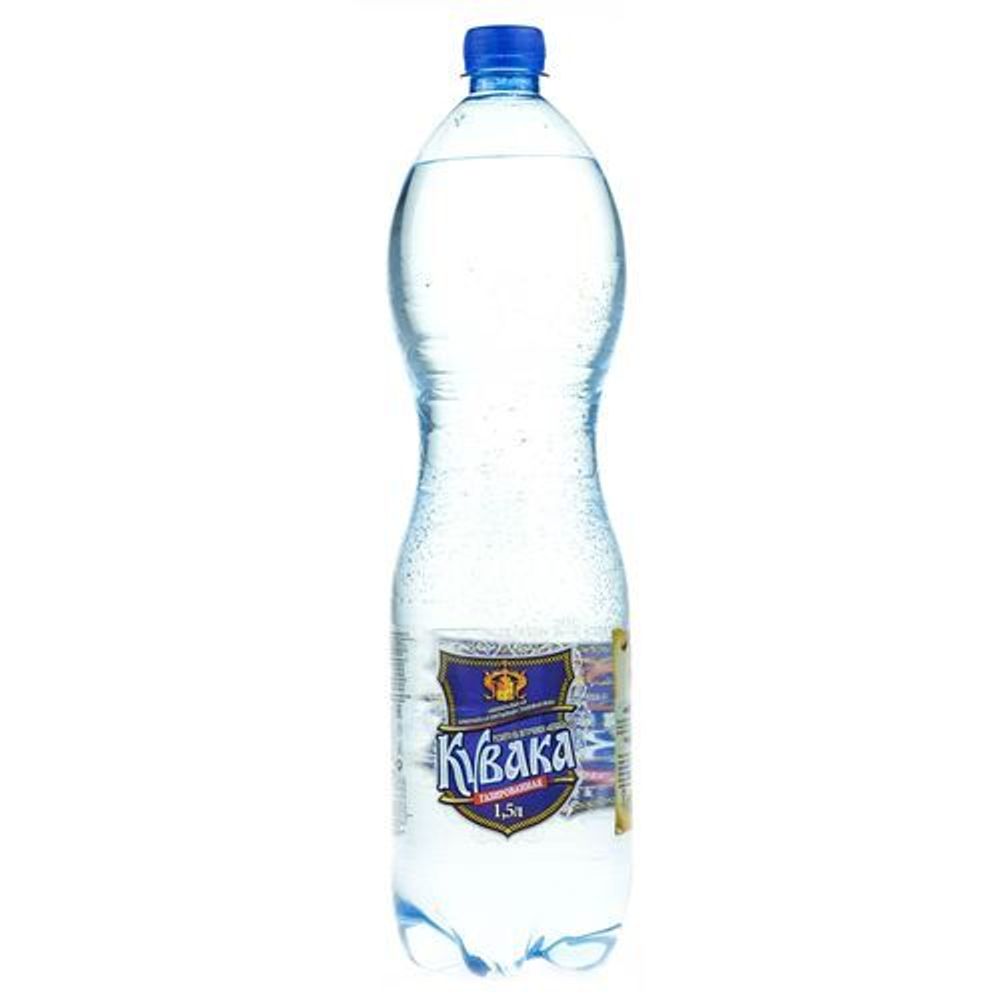 Вода Кувака минеральная газированная 1,5 л