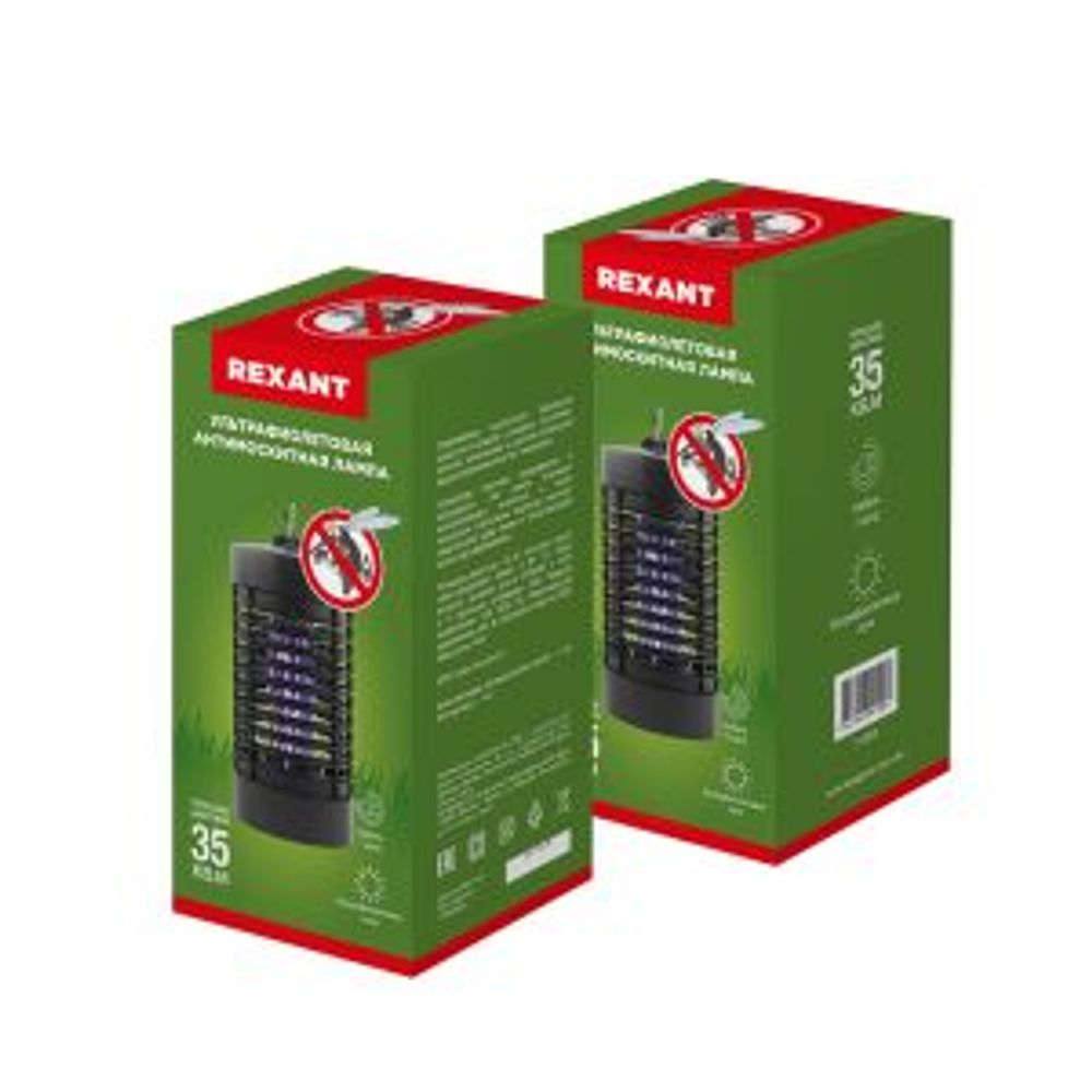 Антимоскитная инсектицидная лампа S 35м², 4Вт/220В REXANT