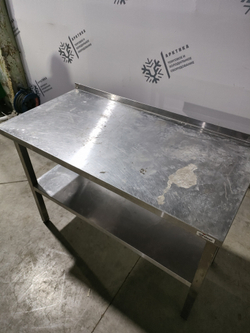 Стол из нержавеющей стали 1200х600х860 (основание нержавеющая сталь профиль 4х4)