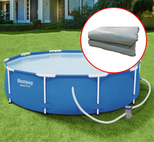 Чаша бассейна (чашковый пакет пвх) P05106 BestWay, для круглого каркасного бассейна 305 на 100 см. Steel Pro Bestway артикул 56334