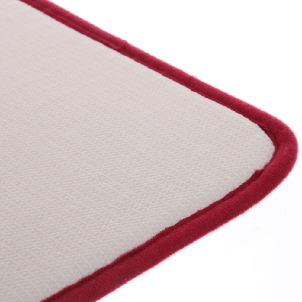 Коврик для ванной 60*120"Гамма» красный