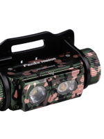 Фонарь налобный Fenix HM60R цвет камуфляж, ближний/дальний свет и красный свет, аккумуляторный, Type