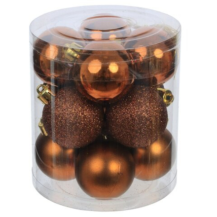 GAEM Набор из 12шт Украшение новогоднее "Шар", D 4 см, L9,5 W9,5 H10,5 см