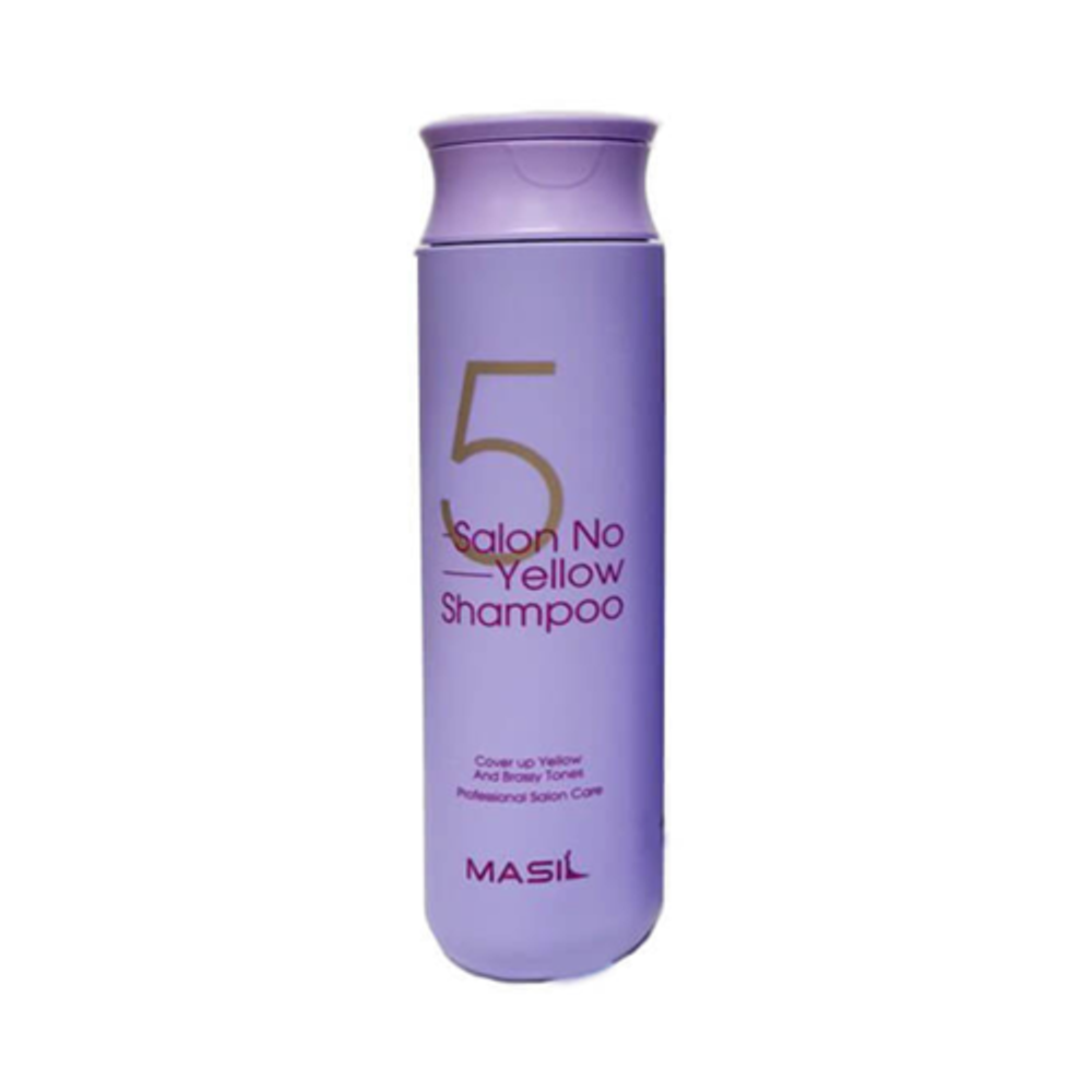 [Masil] 5 Salon No Yellow Shampoo - Тонирующий шампунь для осветленных волос, 300 мл