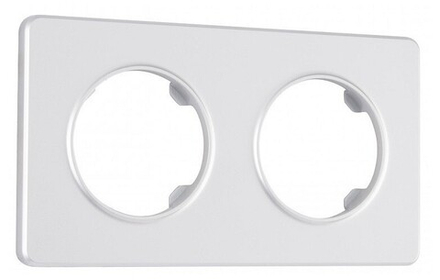 Рамка на 2 поста Arte Milano am-502.15 502.15-2.silver