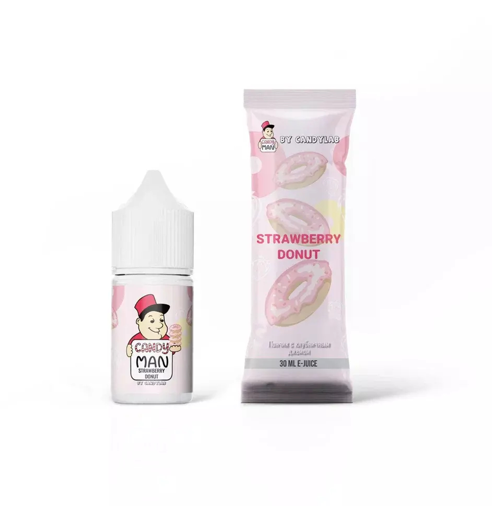Strawberry Donut by CandyMan Salt 30мл