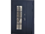 Дверь входная АГОРА серая двустворка/одностворка